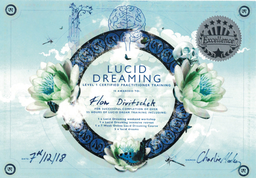 Florian DIVI – Lucid Dreamin Practitioner Certificate
